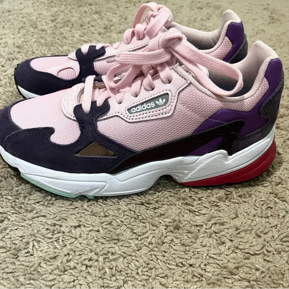 Adidas Originals Falcon Athletic Shoe in Pink/Purple | Women’s Sneaker Size 8.5